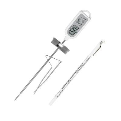 CDN DTW450L 8" Stainless Steel Long Stem High Heat Waterproof Thermometer