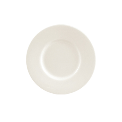 CAC China MAJ-55 5.88" Dia. White Bone China Round Majesty Saucer (3 Dozen Per Case)