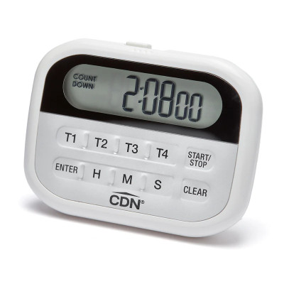 CDN PT2 100 Hour 4 Channel Digital Timer & Clock