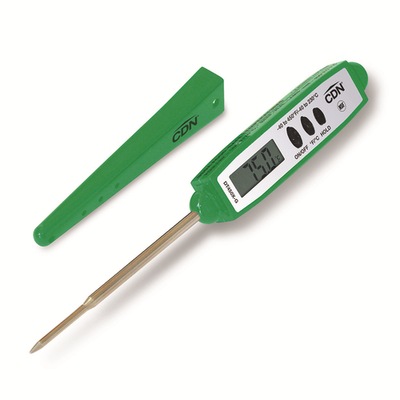 CDN DT450X-G 2.75" Stainless Steel Digital Pocket Thermometer