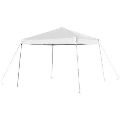 Flash Furniture JJ-GZ88-WH-GG 97.5" H White Pop-Up Canopy Tent