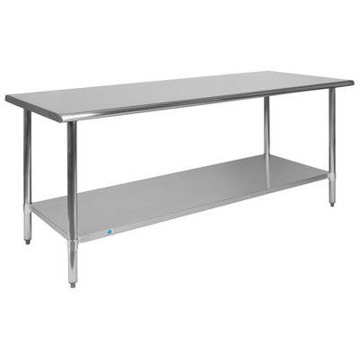 Flash Furniture NH-WT-3072-GG 30&quot; x 72&quot; Prep and Work Table
