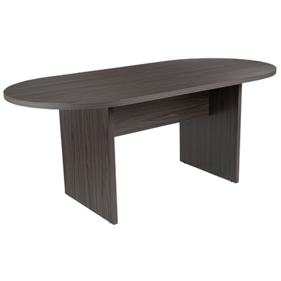 Flash Furniture GC-TL1035-GRY-GG Rustic Gray 6 Foot Smooth Laminate Top Conference Table