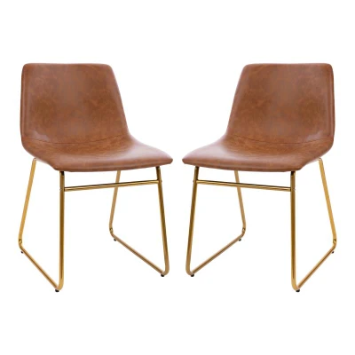 Flash Furniture ET-ER18345-18-LB-GG Light Brown Seat Dining Chair