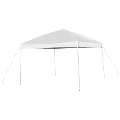 Flash Furniture JJ-GZ1010-WH-GG 106" H White Pop-Up Canopy Tent