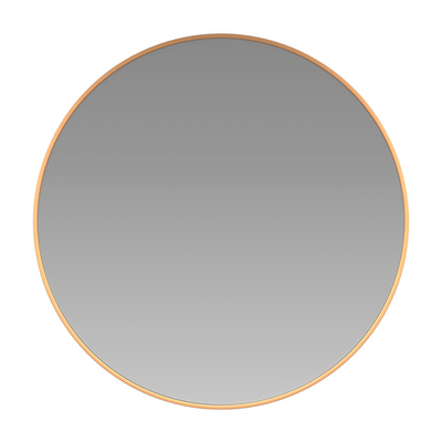 Flash Furniture RH-M003-RD60BB-GD-GG 24" Dia. Round Gold Metal Frame Wall Mirror