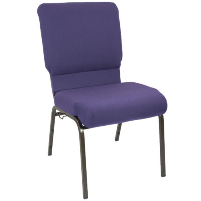 Flash Furniture PCHT185-115 Eggplant Steel Frame Stacking Advantage Chair
