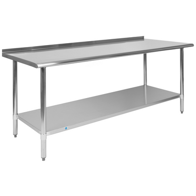 Flash Furniture NH-WT-3072BSP-GG 30&quot; x 72&quot; Prep and Work Table
