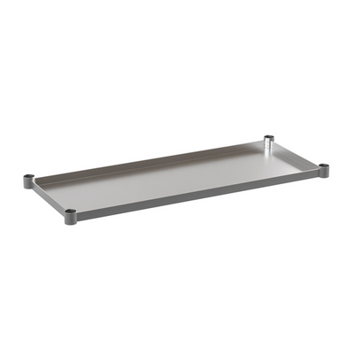 Flash Furniture NH-GU-2448-GG 43.25&quot; x 18&quot; Galvanized Under Shelf