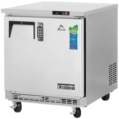 Everest Refrigeration ETBF1-LAB 7.5 Cu. Ft. 16 Gauge Stainless Steel One-Section Laboratory Freezer - 115 Volts