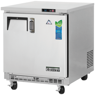 Everest Refrigeration ETBF1-LAB 7.5 Cu. Ft. 16 Gauge Stainless Steel One-Section Laboratory Freezer - 115 Volts