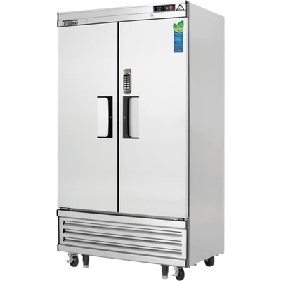 Everest Refrigeration EBR2-LAB 54.12" W Stainless Steel 2 Sections Laboratory Refrigerator - 115 Volts