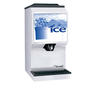 Multiplex 2706332 90 Lbs. Countertop Sanitary Lever Activation M90 Ice Dispenser - 120 Volts