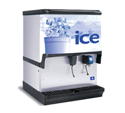 Multiplex 2705514 250 Lbs. Countertop Sanitary Lever Dispense S-250 Ice Dispenser - 120 Volts