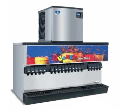 Multiplex 2706120 400 Lbs. Countertop MDH-302 Ice and Beverage Dispenser - 120 Volts