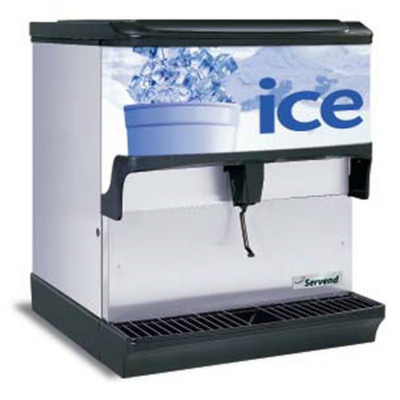 Multiplex 2705515 200 Lbs. Countertop Sanitary Lever Dispense S-200 Ice Dispenser - 120 Volts