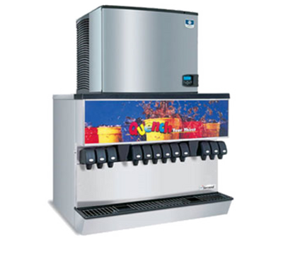 Multiplex 2706221 300 Lbs. Countertop MDH-302 Ice and Beverage Dispenser - 120 Volts