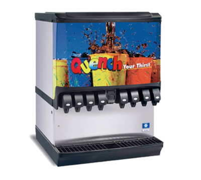 Multiplex 2706089 250 Lbs. Stainless Steel Exterior Countertop SV-250 Ice and Beverage Dispenser - 120 Volts