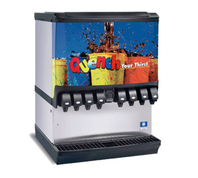 Multiplex 2706089 250 Lbs. Stainless Steel Exterior Countertop SV-250 Ice and Beverage Dispenser - 120 Volts
