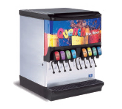 Multiplex 2706076 175 Lbs. Stainless Steel Countertop SV-175 Ice & Beverage Dispenser - 120 Volts