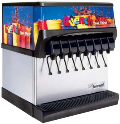 Multiplex 2706459 8 Valves Countertop Post Mix CEV40 Beverage Dispenser -120 Volts