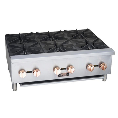 Copper Beech CBHP12-2 Countertop Natural Gas Hotplate - 50,000 BTU