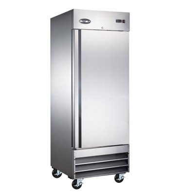 SABA S-23R 23 Cu. Ft. Stainless Steel Solid 1 Door Reach-In Refrigerator - 115 Volts