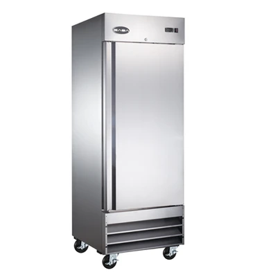 SABA S-23R 23 Cu. Ft. Stainless Steel Solid 1 Door Reach-In Refrigerator - 115 Volts