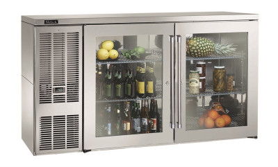 Perlick BBS60-SG-L-STK 60" Back Bar Refrigerator