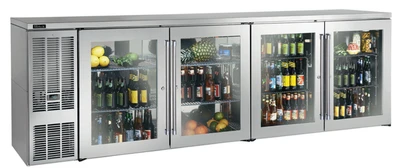 Perlick BBS108-SG-L-STK 108" Back Bar Refrigerator