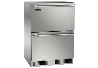 Perlick HB24FS-SD-STK 23.88" W Galvanized and Stainless Steel ADA Series Freezer - 115 Volts