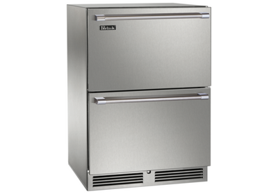 Perlick HB24RS-SD-STK 23.88" W Stainless and Galvanized Steel ADA Series Refrigerator - 115 Volts