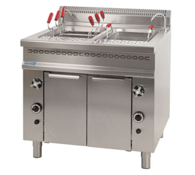 Desco CPG-2 PLUS (2) 12-gallon Tank Multi-Purpose Italian Pasta Cooker - Natural Gas