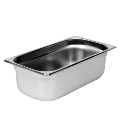 Thunder Group STPA2134 0.3 Size Stainless Steel Anti-Jam Steam Table Pan