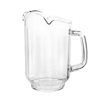 Thunder Group PLWP064CL 64 Oz. Clear Polycarbonate 3-Spout Water Pitcher