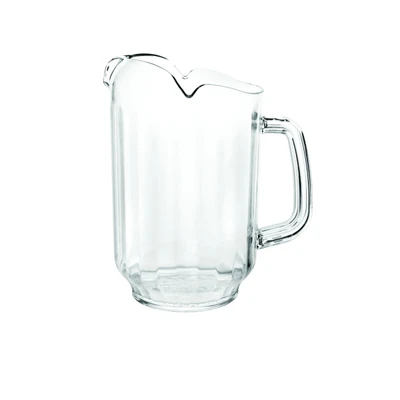 Thunder Group PLWP064CL 64 Oz. Clear Polycarbonate 3-Spout Water Pitcher