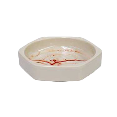 Thunder Group 6602GD 3 Oz. Melamine Gold Orchid Dish