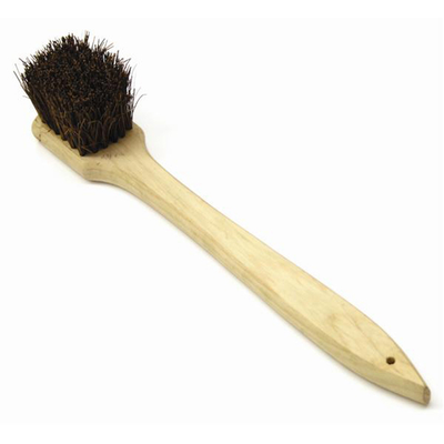 Thunder Group WDWB020 20" L Palmyra Bristles Wood Handles Wok Brush