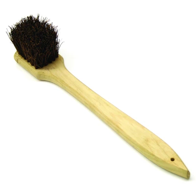 Thunder Group WDWB020 20" L Palmyra Bristles Wood Handles Wok Brush