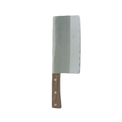 Thunder Group JAS010055B 7" Blade Stainless Steel Angled Cleaver
