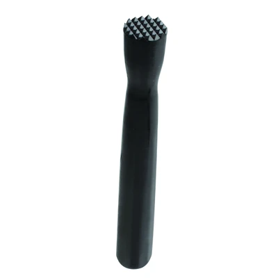 Thunder Group PLML008N 8" L Black Plastic Netted Head Muddler