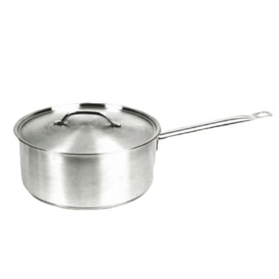 Thunder Group SLSSP060 6 Qt. Stainless Steel Welded Handle Sauce Pan with Lid