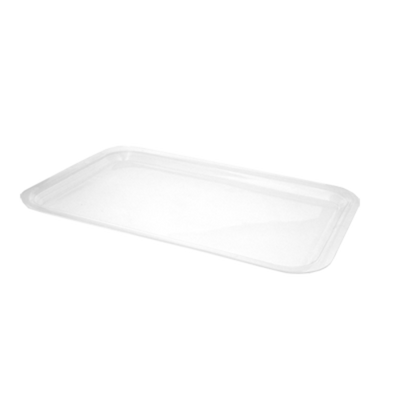 Thunder Group PLDCT001 20.25&quot; W Clear Acrylic Rectangular Pastry Display Tray