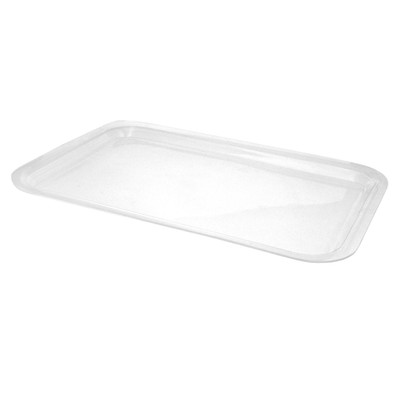 Thunder Group PLDCT001 20.25" W Clear Acrylic Rectangular Pastry Display Tray