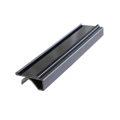 Thunder Group PLSL116BK 6" L Black Plastic Shelf Label