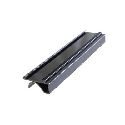 Thunder Group PLSL116BK 6" L Black Plastic Shelf Label
