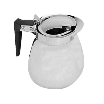 Thunder Group SLRCD001 64 Oz. Black Stainless Steel Coffee Decanter