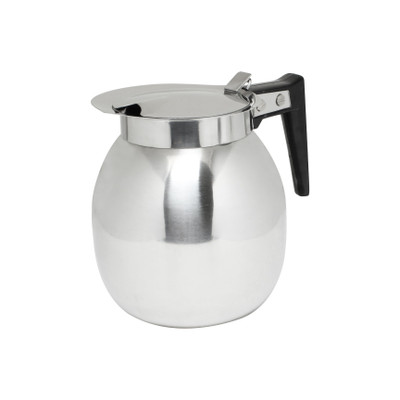 Thunder Group SLRCD001 64 Oz. Black Stainless Steel Coffee Decanter
