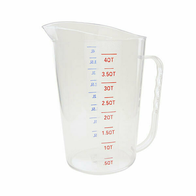 Thunder Group PLMD128CL 128 Oz. Clear Polycarbonate Measuring Cup
