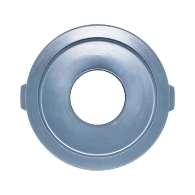 Thunder Group PLTC044GH Gray Round Plastic Trash Can Lid